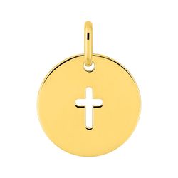 Colgante Metal Chapado Oro Argyor MRM (CH)136452 Círculo Cruz