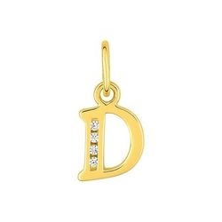 Colgante Metal Chapado Oro Argyor MRM Mujer (CH)136286.1D Letra D C. Circonitas