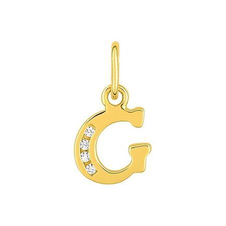 Colgante Metal Chapado Oro Argyor MRM Mujer (CH)136286.1G Letra G C. Circonitas