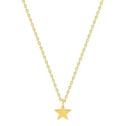Colgante Metal Chapado Oro Argyor Mujer (CH)132822 Estrella En Brillo