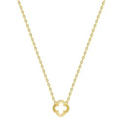 Colgante Metal Chapado Oro Argyor Mujer (CH)132829 Trébol En Brillo