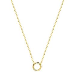 Colgante Metal Chapado Oro Argyor Mujer (CH)132830 Círculo En Brillo