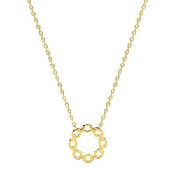 Colgante Metal Chapado Oro Argyor Mujer (CH)132835 Círculo En Brillo