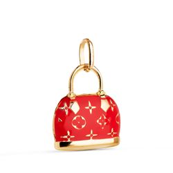 Colgante Oro 18Kts 15x12,5mm 22431-RO Bolso Esmalte Rojo