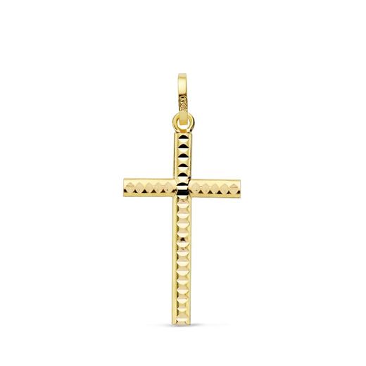 Colgante Oro 18kts 16890 Cruz 22x12mm