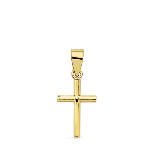 Colgante Oro 18kts 16906 Cruz 15x8mm