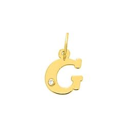Colgante Oro 18kts (18)2950.2G Letra G Con Diamante
