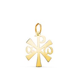 Colgante Oro 18kts 18x13mm 22511 Cruz Crismon