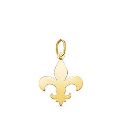 Colgante Oro 18kts 18x14mm 22501-16 Cruz Flor de Liz