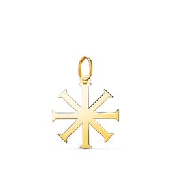 Colgante Oro 18kts 18x16mm 22498-16 Cruz Bautismal