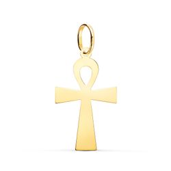 Colgante Oro 18kts 22233 Cruz de la Vida Egipcia 28x16mm