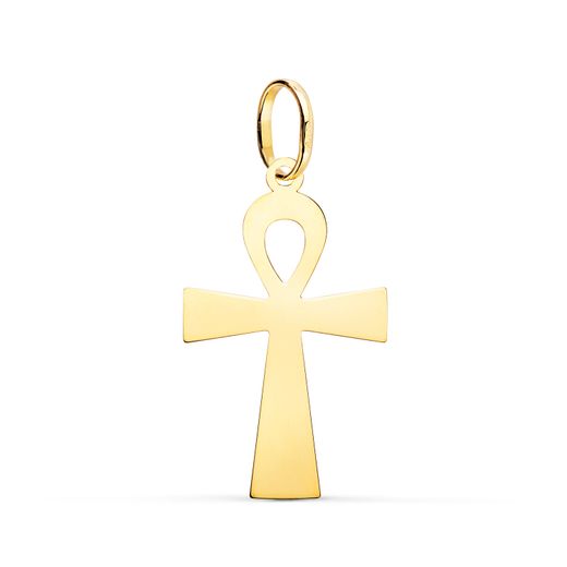 Colgante Oro 18kts 22233 Cruz de la Vida Egipcia 28x16mm