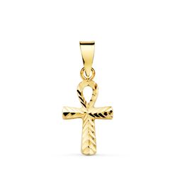 Colgante Oro 18kts 22308 Cruz de la Vida Egipcia 16x9mm