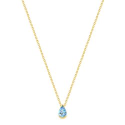 Colgante Oro 18kts Argyor MRM (18)3.7151.T0 Piedra Topacio Azul 0,46ct