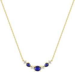 Colgante Oro 18kts Argyor MRM (18)3.7541.S0 Piedras Zafiro Circonitas