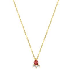 Colgante Oro 18kts Argyor MRM (18)3.7584.R0 Piedras Rubí Circonitas