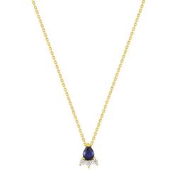 Colgante Oro 18kts Argyor MRM (18)3.7584.S0 Piedras Zafiro Circonitas