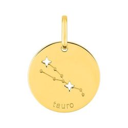 Colgante Oro 18kts Argyor MRM (18)E3.7258.0 Zodiaco Tauro Calado En Brillo
