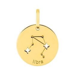 Colgante Oro 18kts Argyor MRM (18)E3.7263.0 Zodiaco Libra Calado En Brillo