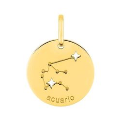 Colgante Oro 18kts Argyor MRM (18)E3.7267.0  Zodiaco Acuario Calado En Brillo