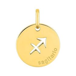 Colgante Oro 18kts Argyor MRM (18)E73240 Zodiaco Sagitario Calado En Brillo