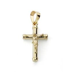 Colgante Oro 18kts Cruz C. Cristo 18x10mm 16348