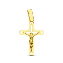 Colgante Oro 18kts Cruz C. Cristo 20x14mm 16380