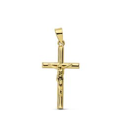 Colgante Oro 18kts Cruz C. Cristo 21x13mm 13527