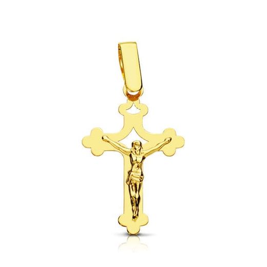 Colgante Oro 18kts Cruz C. Cristo 22x14mm 16383