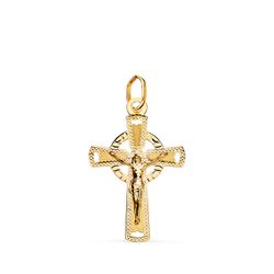 Colgante Oro 18kts Cruz C. Cristo 23x15mm 22277
