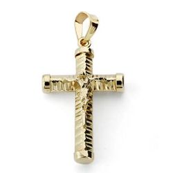 Colgante Oro 18kts Cruz C. Cristo 24x15mm 16357
