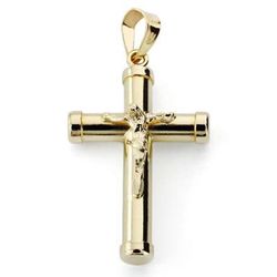 Colgante Oro 18kts Cruz C. Cristo 24x15mm 16359