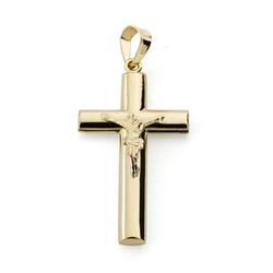 Colgante Oro 18kts Cruz C. Cristo 27x15mm 22390