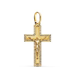 Colgante Oro 18kts Cruz C. Cristo 27x16mm 22271