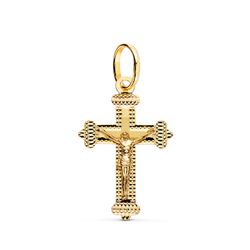 Colgante Oro 18kts Cruz C. Cristo 27x18mm 22274
