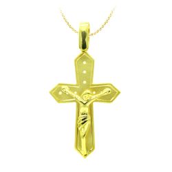 Colgante Oro 18kts Cruz C. Cristo 30x19mm 26001306