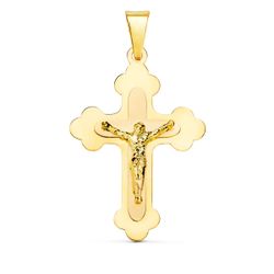 Colgante Oro 18kts Cruz C. Cristo 32x22mm 27000091