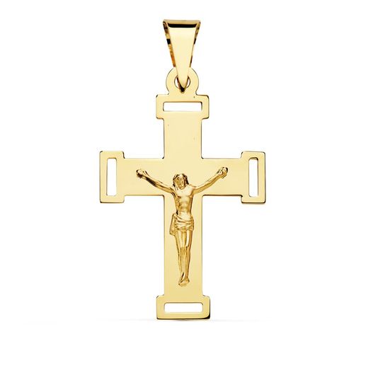 Colgante Oro 18kts Cruz C. Cristo 34x22mm 14000368