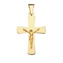 Colgante Oro 18kts Cruz C. Cristo 34x22mm P2053