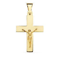 Colgante Oro 18kts Cruz C. Cristo 34x22mm P2054