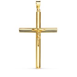Colgante Oro 18kts Cruz C. Cristo 35x22mm 16834