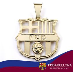 18kts Gold Pendant FC Barcelona Cast Large 10-161