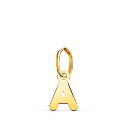 Colgante Oro 18kts Letra A 22360-A 8x5,5mm