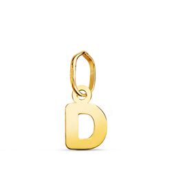 Colgante Oro 18kts Letra D 22360-D 8x5,5mm