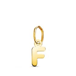 Colgante Oro 18kts Letra F 22360-F 8x5,5mm