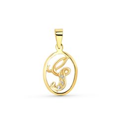 Colgante Oro 18kts Letra G 0290-G
