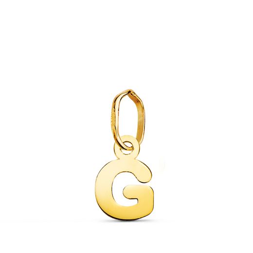 Colgante Oro 18kts Letra G 22360-G 8x5,5mm