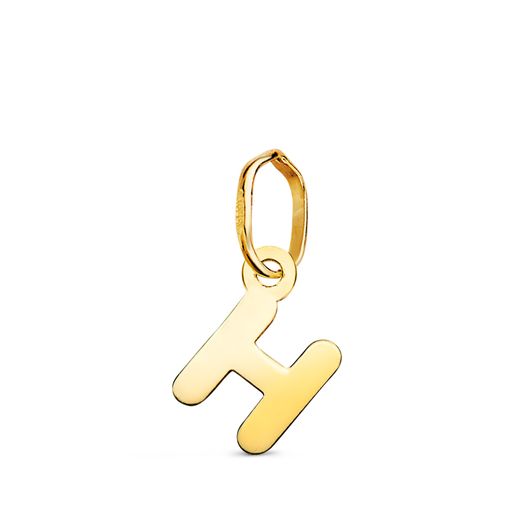 Colgante Oro 18kts Letra H 22360-H 8x5,5mm