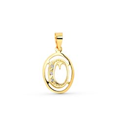 Colgante Oro 18kts Letra O 0290-O
