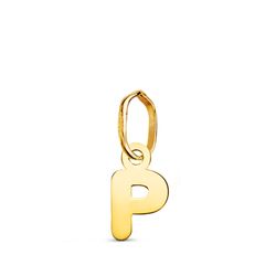 Colgante Oro 18kts Letra P 22360-P 8x5,5mm
